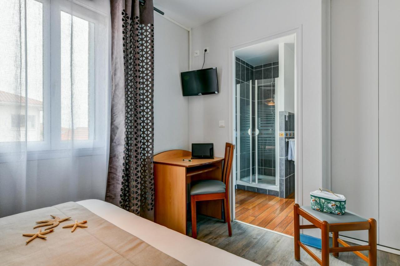 Logis Hotel De France Mimizan-Plage Bagian luar foto