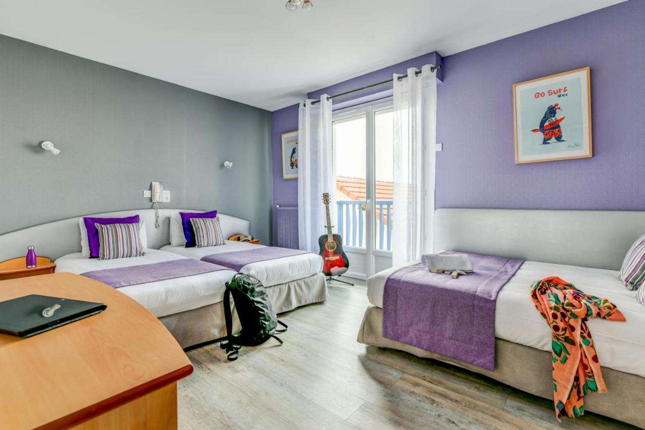 Logis Hotel De France Mimizan-Plage Bagian luar foto