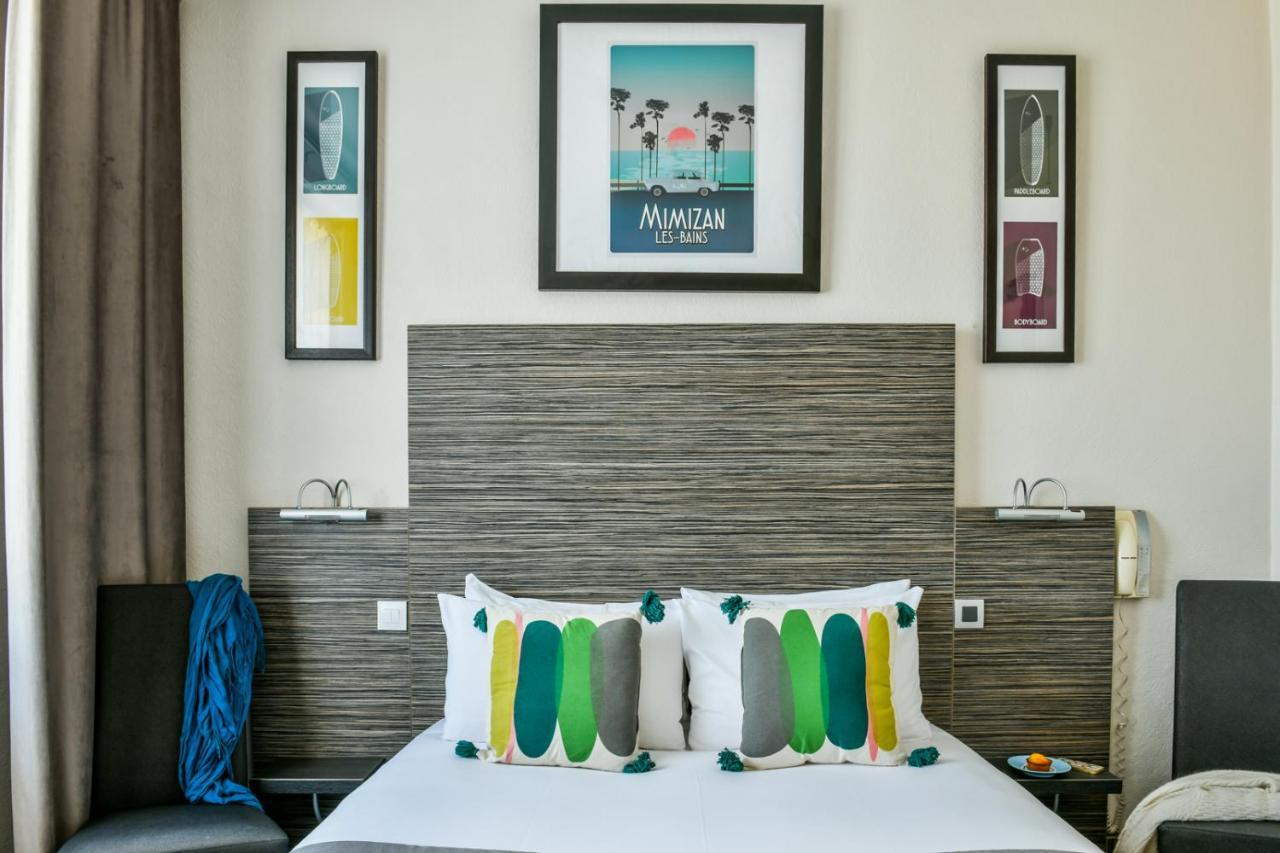 Logis Hotel De France Mimizan-Plage Bagian luar foto