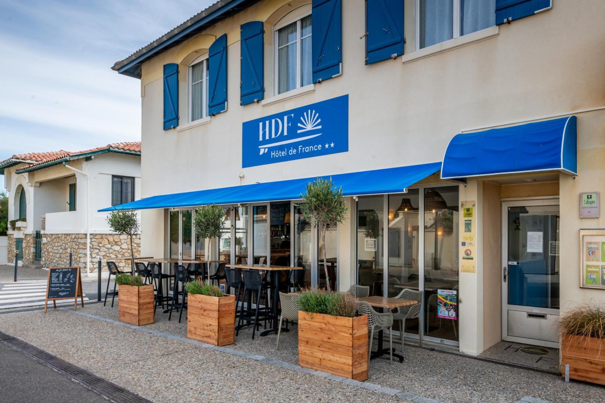 Logis Hotel De France Mimizan-Plage Bagian luar foto